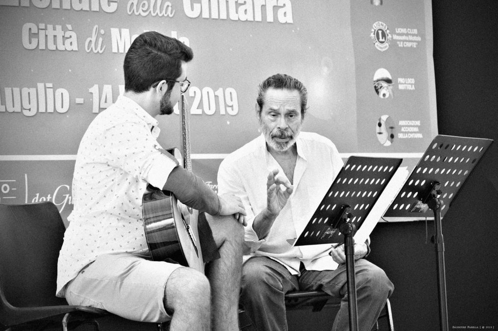 Leo Brouwer, masterclass, Mottola 2019