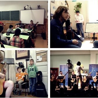 Masterclasses for young children at 2018 Szeged Guitar Festival